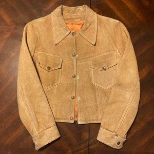 Vintage 70’s Suede Short Cropped Women’s jacket